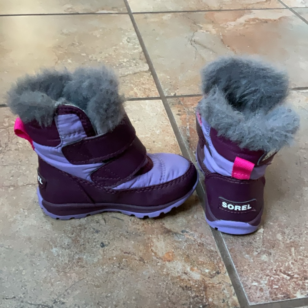 Sorel Purple and Pink Winter Boots